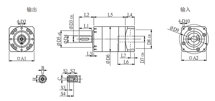 廣東減速機(jī)廠家尺寸圖